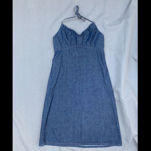 GAP Dresses & Skirts - Vintage Gap Jeans Halter dress, size 10 GAP Dresses & Skirts - Vintage Gap Jeans Halter dress, size 10